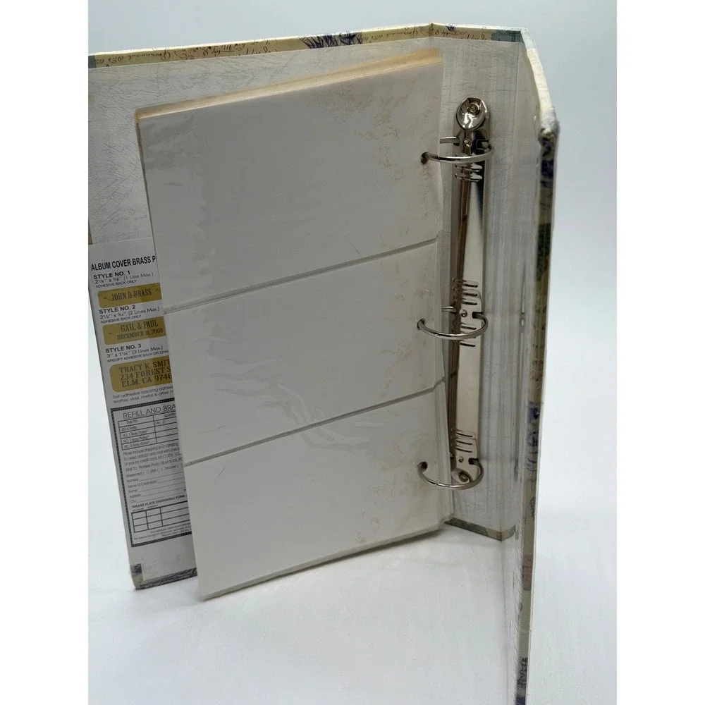 Pioneer Photo Album 204 Pockets 4x6 Botanical Butterfly Vintage 3-Ring STC-204